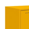vidaXL Sideboard Mustard Yellow Cold-rolled Steel Medium Sideboard