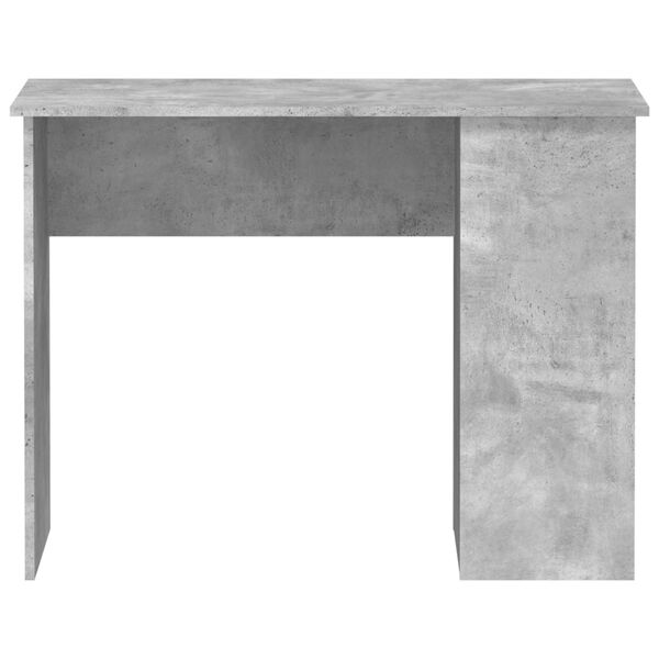 vidaXL Desk Concrete Grey Engineered wood Medium Desk Rectangular