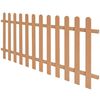 vidaXL Picket Fence WPC 78.7"x31.5"