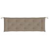 vidaXL Garden Bench Cushion Taupe Oxford fabric (100% polyester)