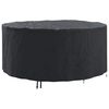 vidaXL Outdoor Furniture Cover Black 200 x 200 x 85 cm 600D fabric