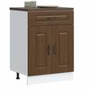 vidaXL Kitchen Base Cabinet Brown oak Engineered wood Medium