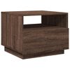 vidaXL Coffee Table Brown Oak Engineered wood 19.7x19.3x15.7 in