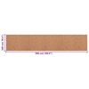 vidaXL Cork Roll 39.4"x196.9" 0.08"