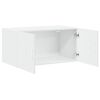 vidaXL Wall Cabinet White Engineered Wood Medium Wall Cabinet