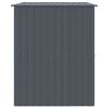 vidaXL Dog House Anthracite Galvanized Steel 84.3 x 60.2 x 71.3 in