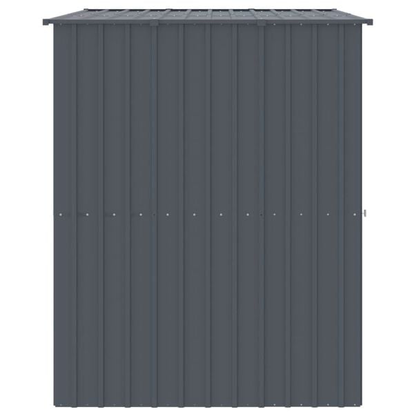 vidaXL Dog House Anthracite Galvanized Steel 84.3 x 60.2 x 71.3 in