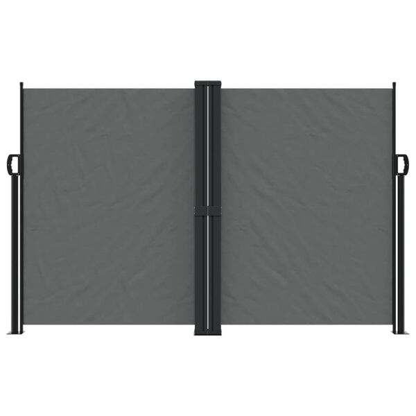 vidaXL Retractable Side Awning Anthracite