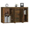 vidaXL Sideboard Smoked oak Engineered wood Medium Sideboard