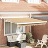 vidaXL Retractable Awning Manual Multicolour 118.11 x 98.43 in