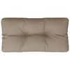 vidaXL Pallet Cushion Taupe 31.5"x15.7"x4.7" Fabric