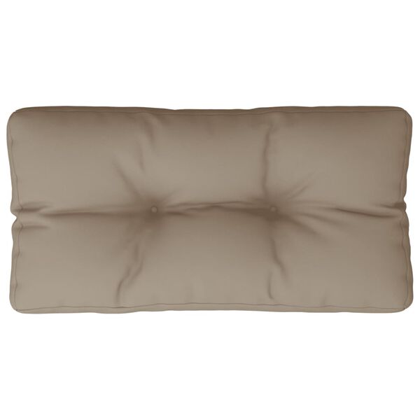 vidaXL Pallet Cushion Taupe 31.5"x15.7"x4.7" Fabric