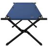 vidaXL Folding Camping Bed Folding 2 pcs Blue 75.98 x 27.17 x 17.72 in