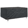 vidaXL Furniture Cover Plain Black 82.68 x 51.18 x 27.56 in 210D