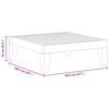 vidaXL Garden Table Natural Wood Solid Acacia Wood Medium Modular