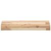 vidaXL Floating Shelf Set of 2 Natural Solid Acacia Wood (Untreated)