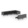 vidaXL Garden Lounge Set Dark grey
