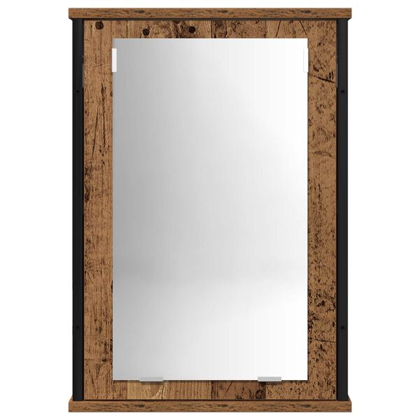 vidaXL Bathroom Furniture Set 2 pcs Brown 23.6" x 11.8" x 23.6