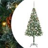 vidaXL Artificial Christmas Tree Green 70.87 in PVC and Steel