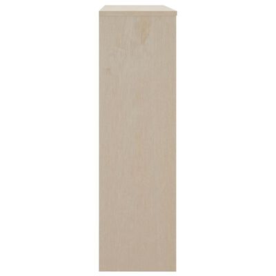 vidaXL Top for Highboard HAMAR Honey Brown 35.4"x11.8"x39.4" Solid Wood Pine
