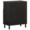 vidaXL Side Cabinet Black Solid mango wood, engineered wood, iron