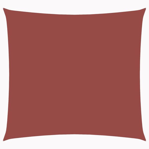 vidaXL Sunshade Sail Oxford Fabric Square 11.8x11.8' Terracotta
