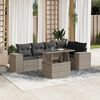 vidaXL Garden Sofa Set Light Grey, Anthracite
