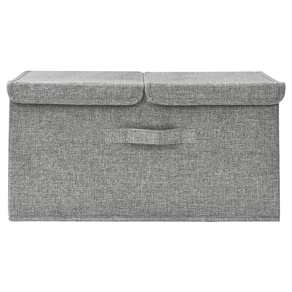 vidaXL Storage Box Grey