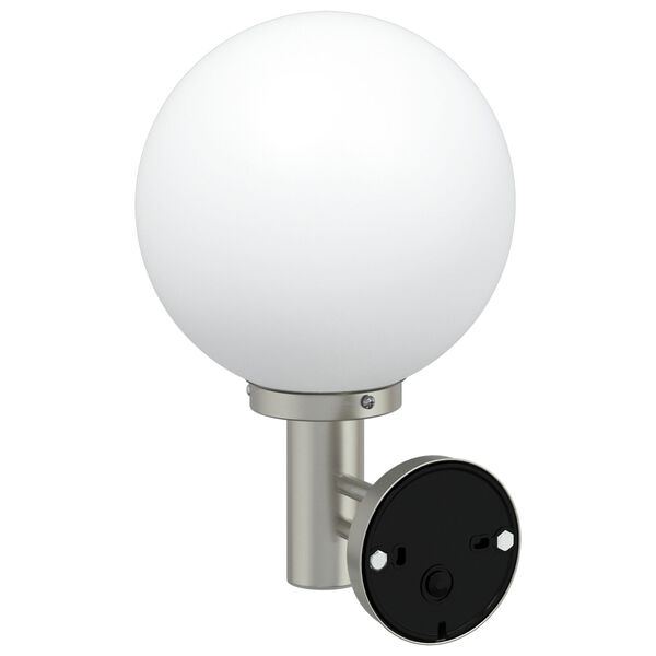 vidaXL Outdoor Wall Light Silver 28 x 25 x 38 cm Stainless steel