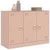 vidaXL Sideboard Pink Cold-rolled steel Medium Cupboard Rectangular