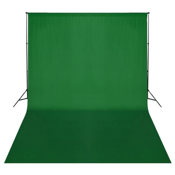 vidaXL Backdrop Support System 196.9"x118.1" Green