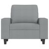 vidaXL Sofa Chair Light Grey Fabric (100% polyester), metal, textilene