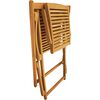 vidaXL Deck Chair Light brown Acacia wood Standard Foldable Deck Chair