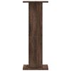 vidaXL Plant Stands 2 pcs Brown Oak 11.8x11.8x31.5" Engineered Wood
