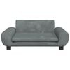 vidaXL Dog Bed Dark Grey 70x45 x 13.0 " Velvet