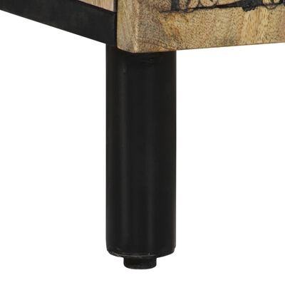 Furniture leg of cabinet: black cylindrical leg