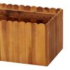 vidaXL Raised Bed Natural wood Solid Acacia wood 78.7 in long Durable