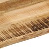vidaXL Table Top Natural Wood Solid mango wood 35.4 x 31.5 x 1.5 in