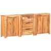 vidaXL Sideboard Natural Acacia Solid acacia wood Large Sideboard
