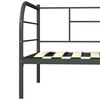 vidaXL Day Bed Frame Gray Metal, plywood and plastic Single