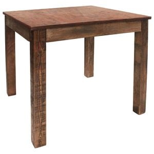 vidaXL Dining Table Various shades of brown Mixed recycled wood Medium