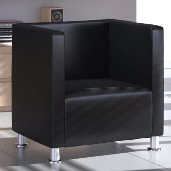 vidaXL Armchair Black