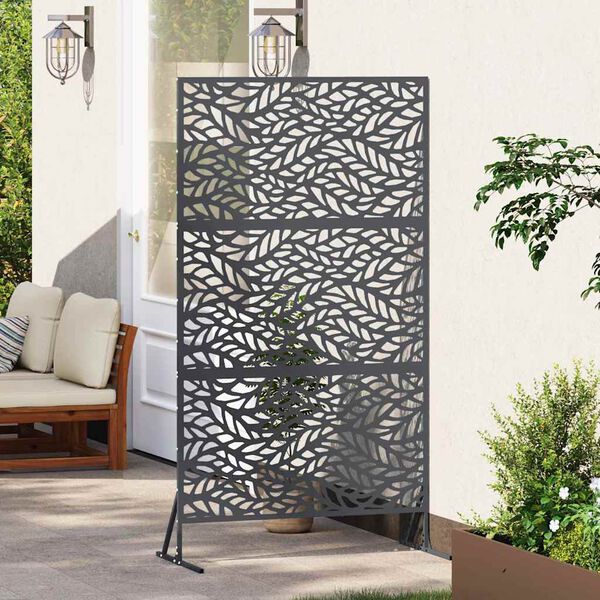 vidaXL Privacy Screen Anthracite 39.37 x 19.69 x 70.87 in Steel