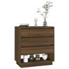 vidaXL Sideboard Brown Oak Engineered Wood Medium Sideboard