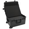 vidaXL Portable Flight Case Black 24.6"x19.5"x14.6" PP