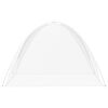 vidaXL Mosquito Net Mongolia with Doors 220 Mesh White 78.7x78.7x53.1"