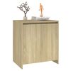 vidaXL Sideboard Sonoma Oak Engineered Wood Medium Sideboard