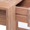 vidaXL Console Table Teak Solid Teak Wood 35.4 in Console Table