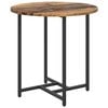 vidaXL Side Table Set 2 pcs Old Wood and Black
