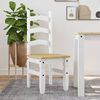 vidaXL Dining Chair White Solid pine wood Standard Durable